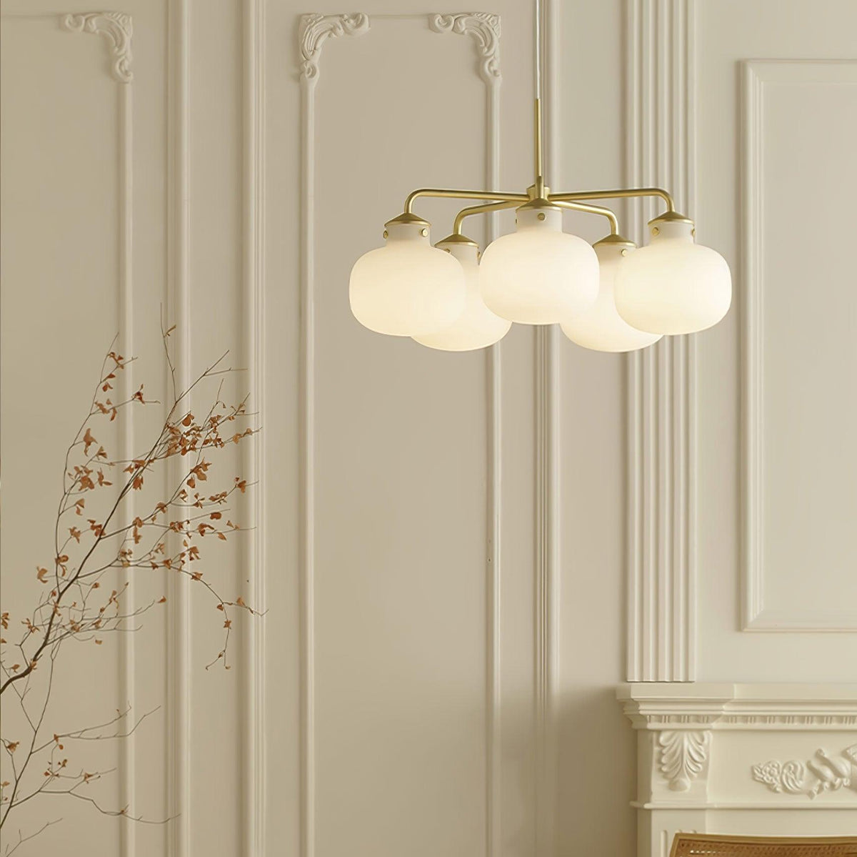 Halo Suspension Contemporaine en Verre