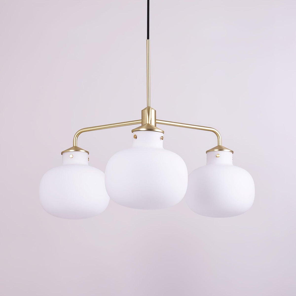 Halo Suspension Contemporaine en Verre