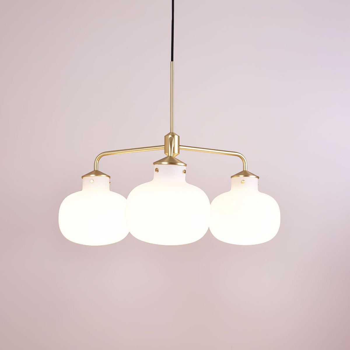 Halo Suspension Contemporaine en Verre