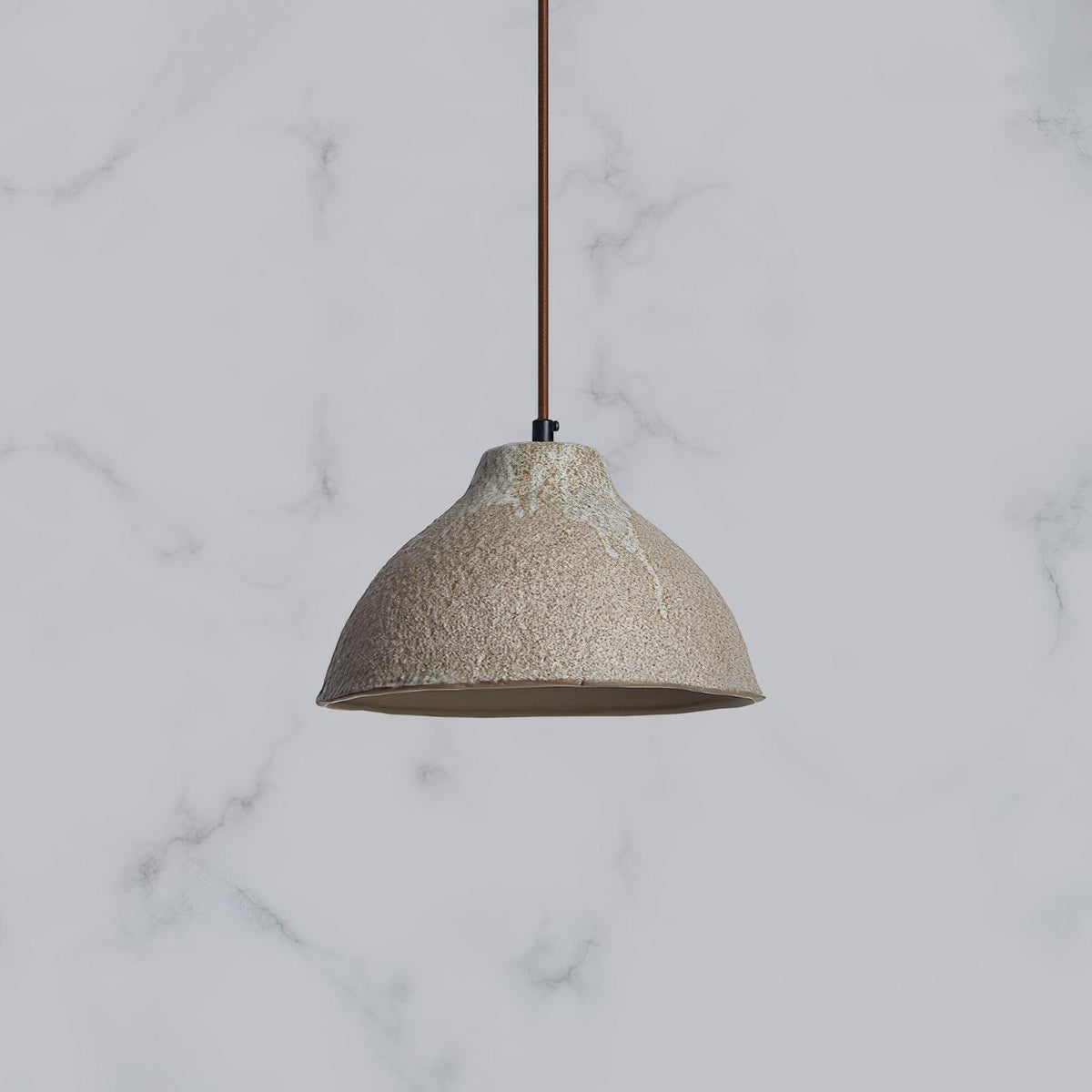 Zandora Suspension Rétro en Céramique et Bois