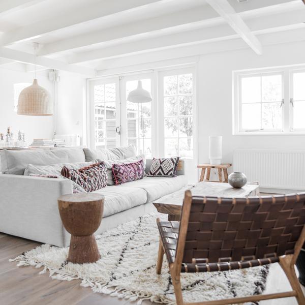 Willow Lustre Suspendu En Rattan Rustique
