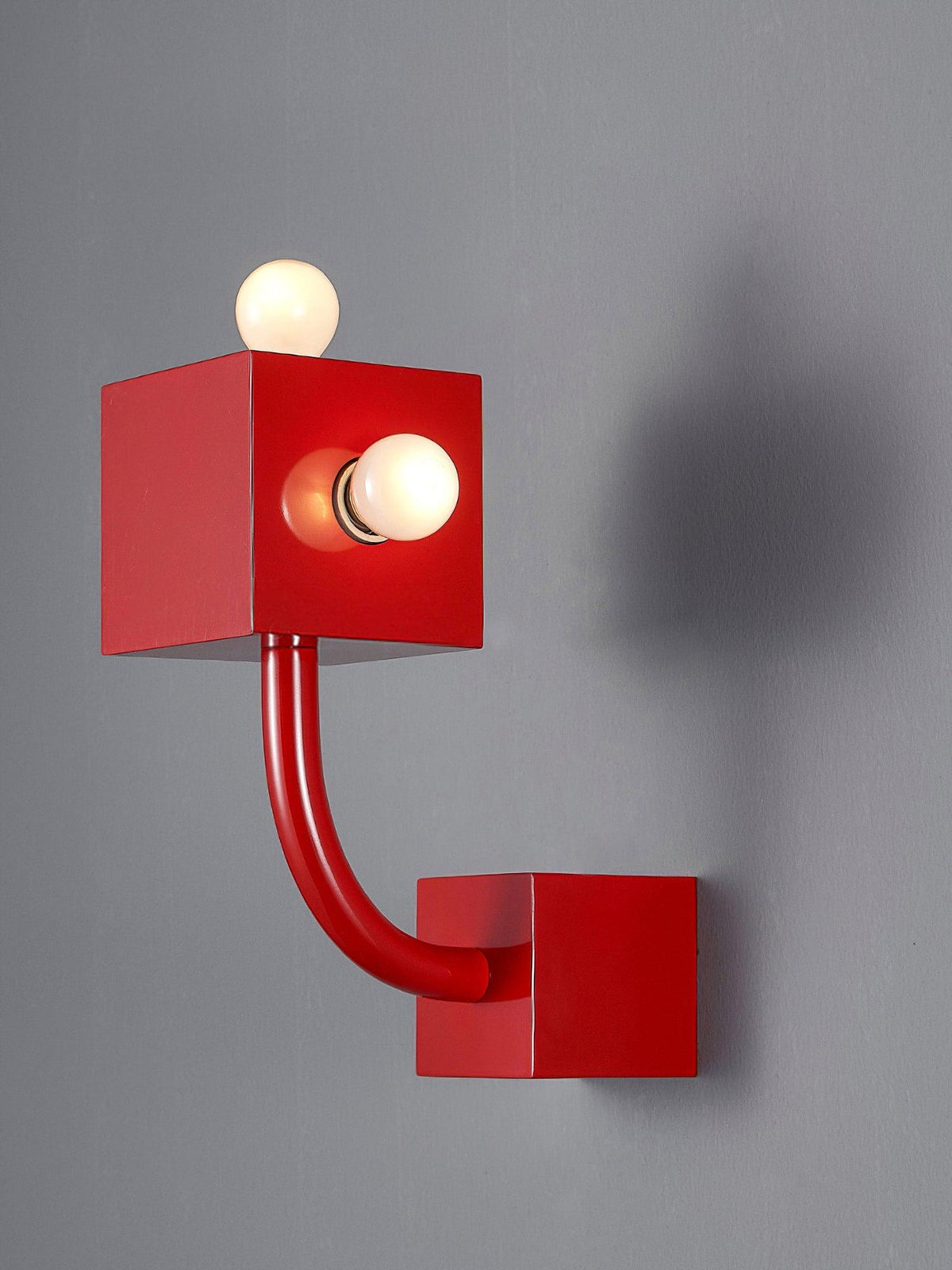 Alanna Applique Murale Créativité Individuelle Cube Rouge