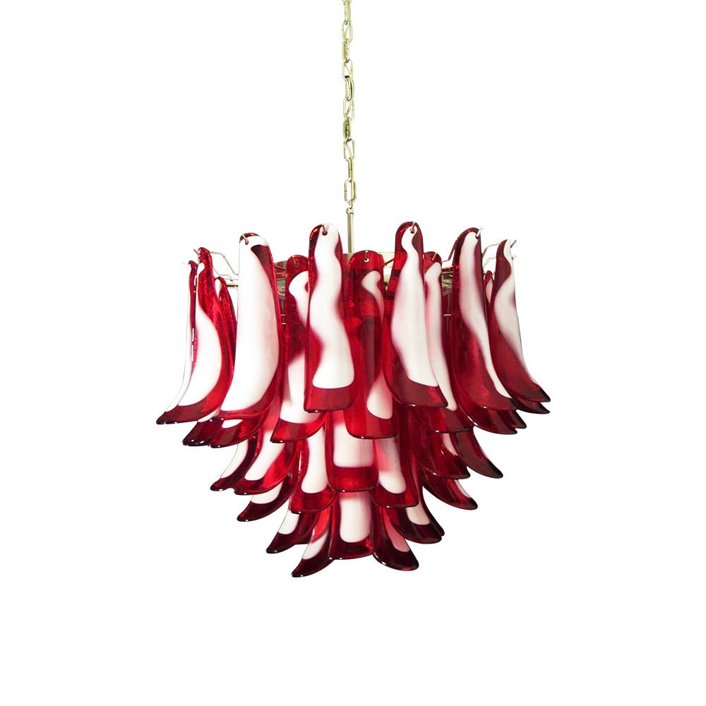 Linael Lustre Pétales en Verre de Murano Rouge