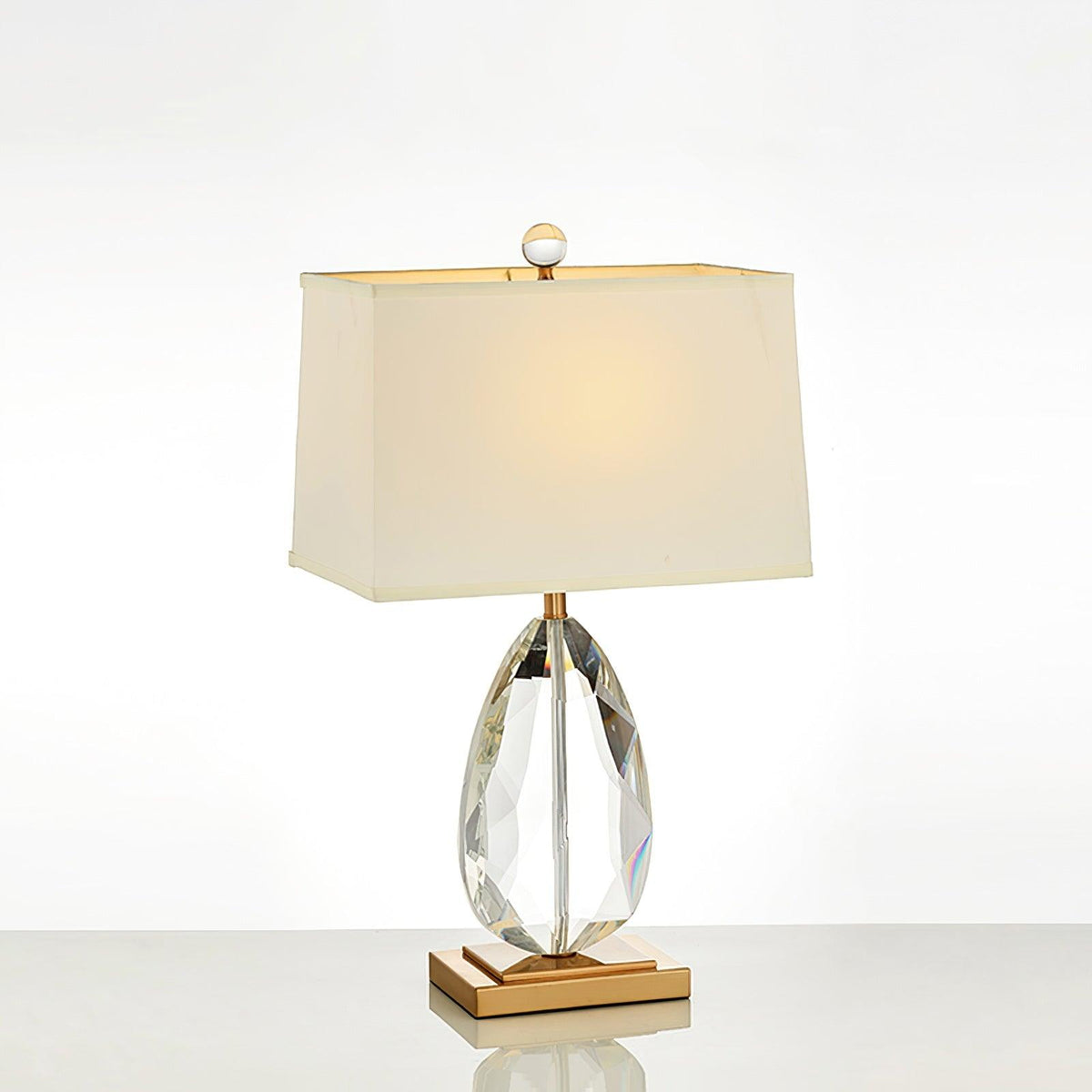 Ulliryre Lampe de Bureau en Cristal Luxe