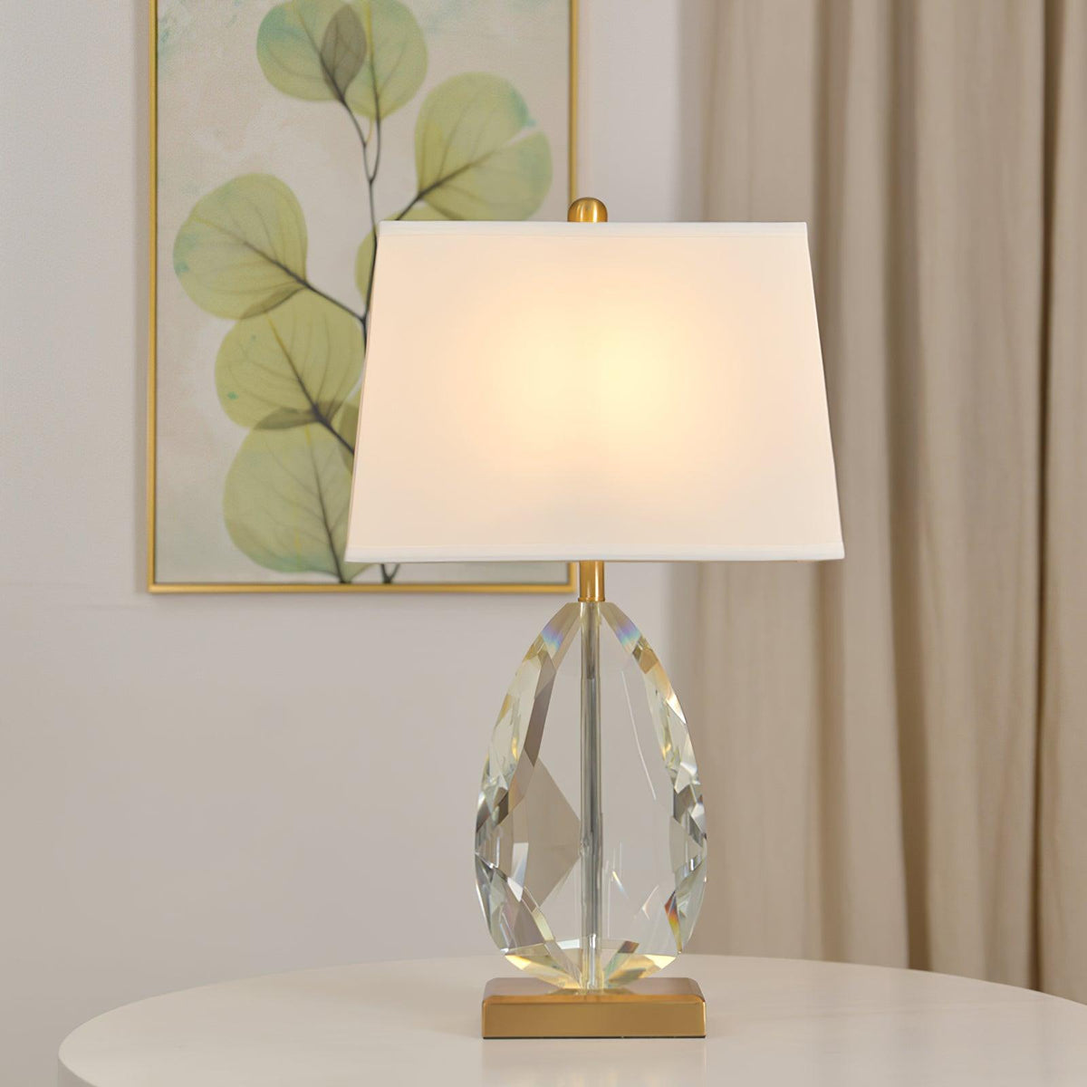 Ulliryre Lampe de Bureau en Cristal Luxe