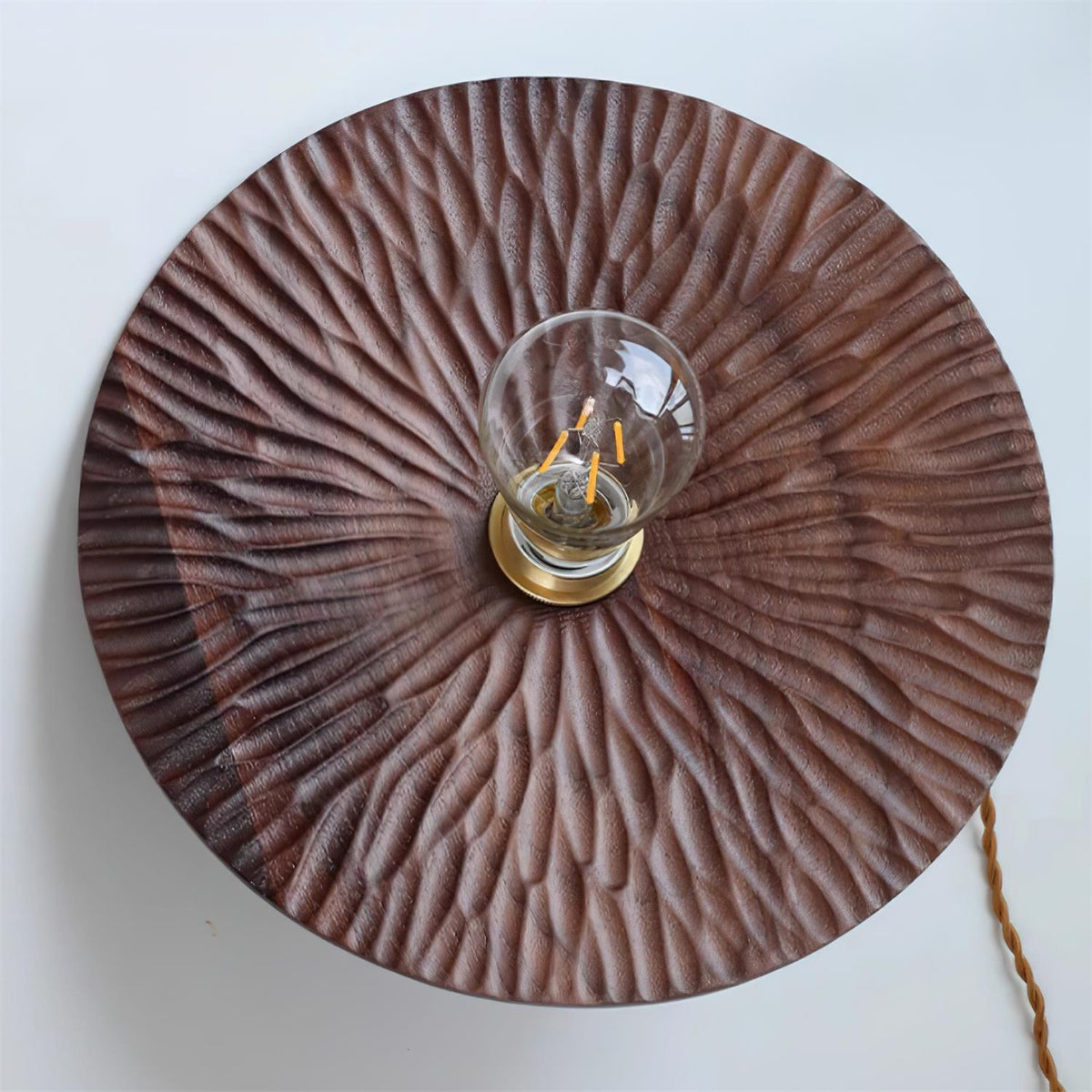 Rei Wood Pendant Lamp-Neutral Decor