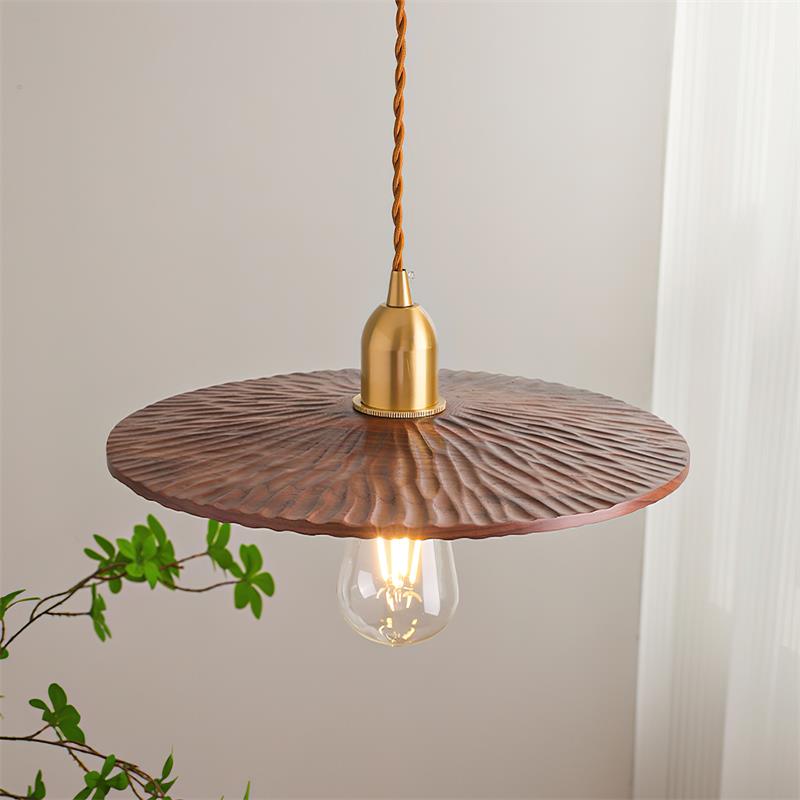 Rei Wood Pendant Lamp-Neutral Decor
