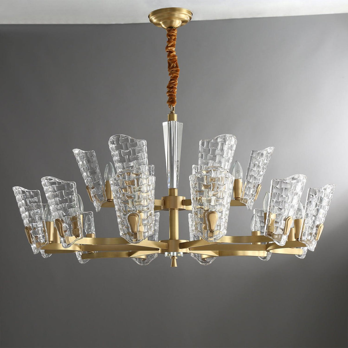 Radiant Lustre de Luxe en Laiton
