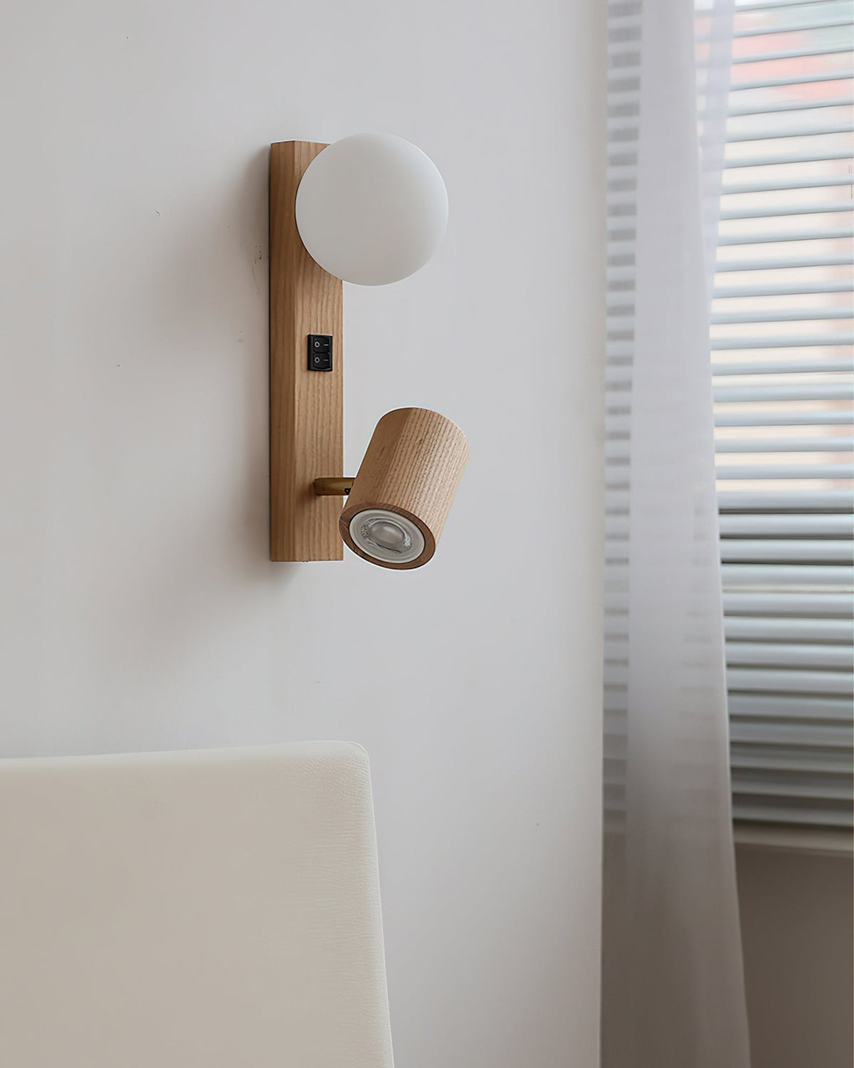 Side profile of the Rensen Wall Lamp against a neutral background.