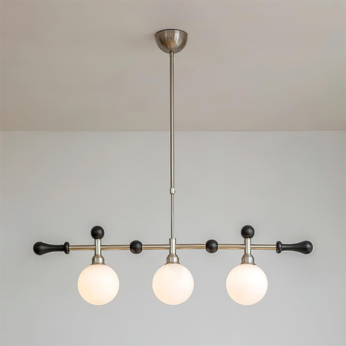 Chandelier Linear Globe LED/Incandescent for Dining Room Kitchen Island-Neutral Decor