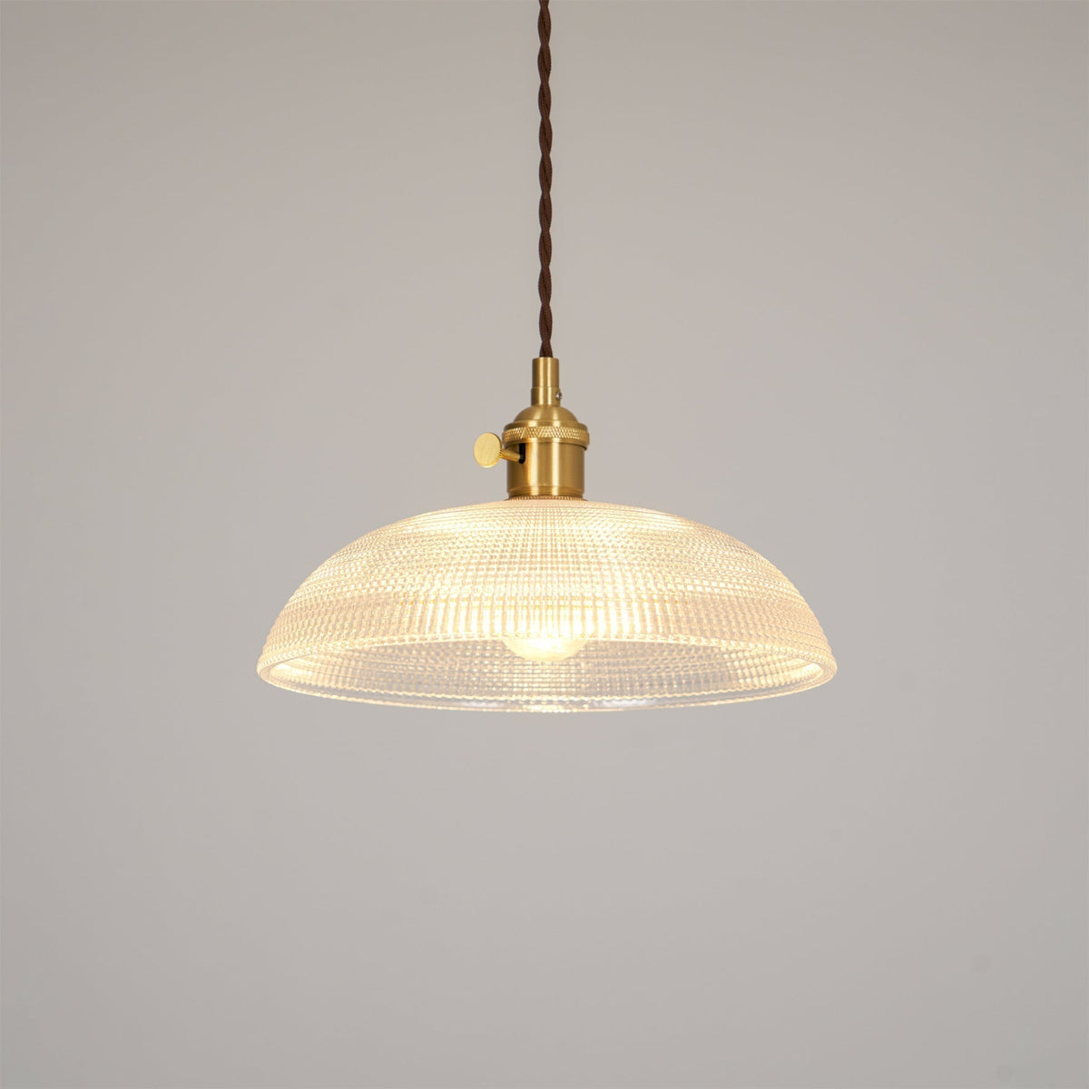 Calyra Suspension en Laiton et Verre