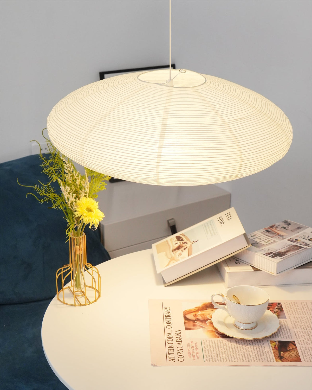 Arixy Suspension en Papier Washi 15A-Cielum