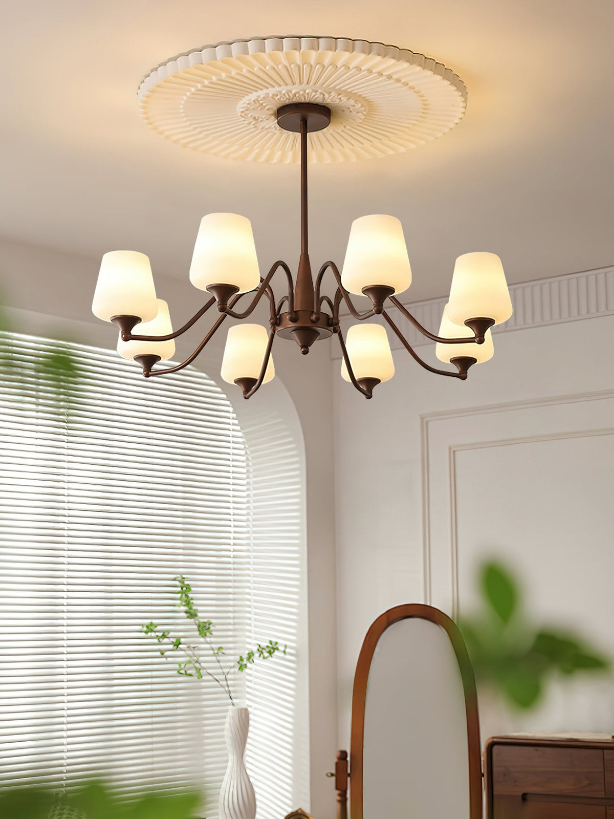Levetta Lustre Frosted Glass Shades