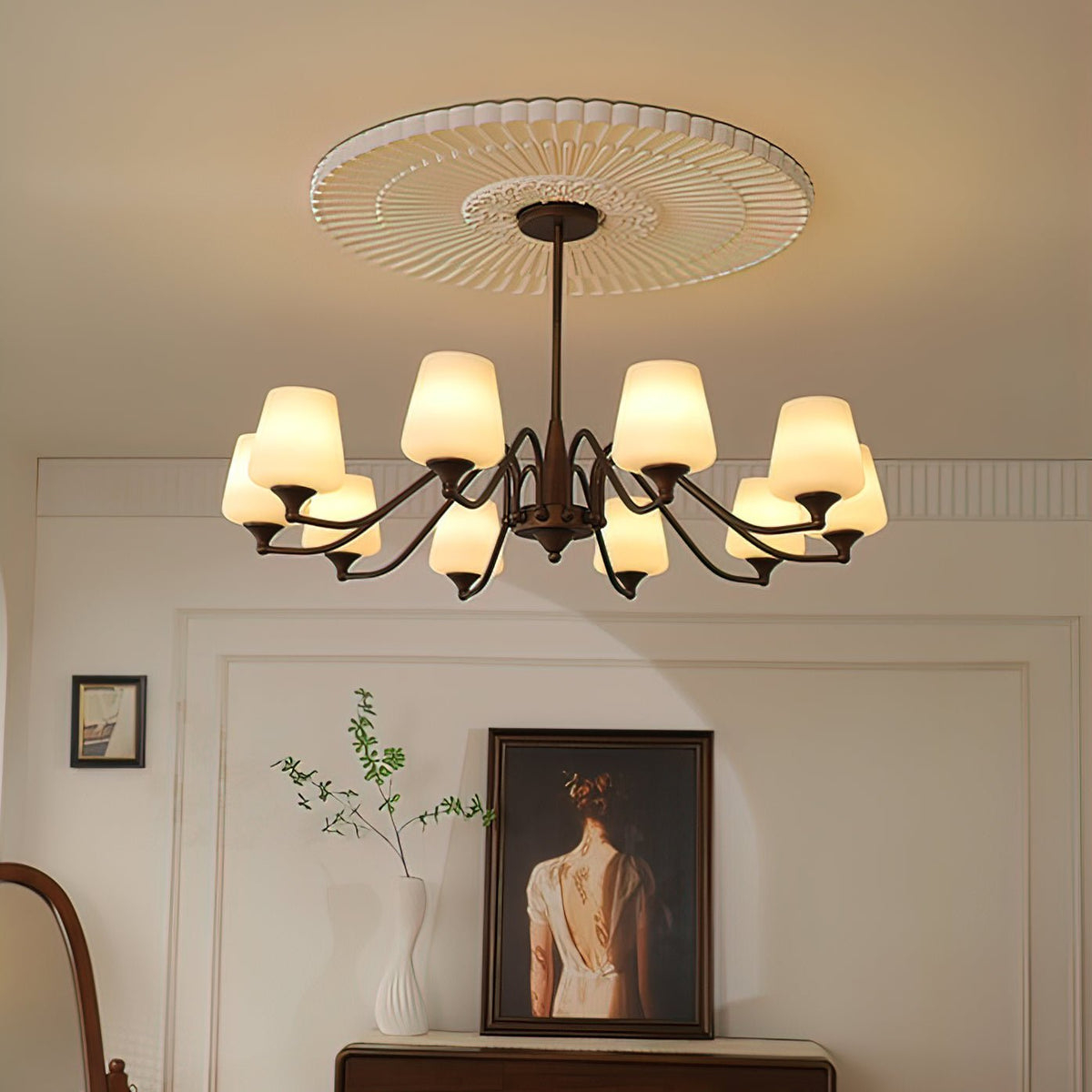 Levetta Lustre Frosted Glass Shades