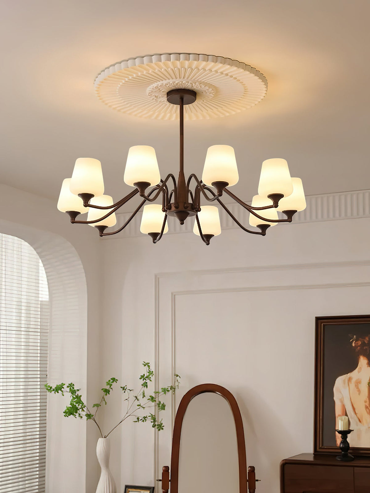 Levetta Lustre Frosted Glass Shades