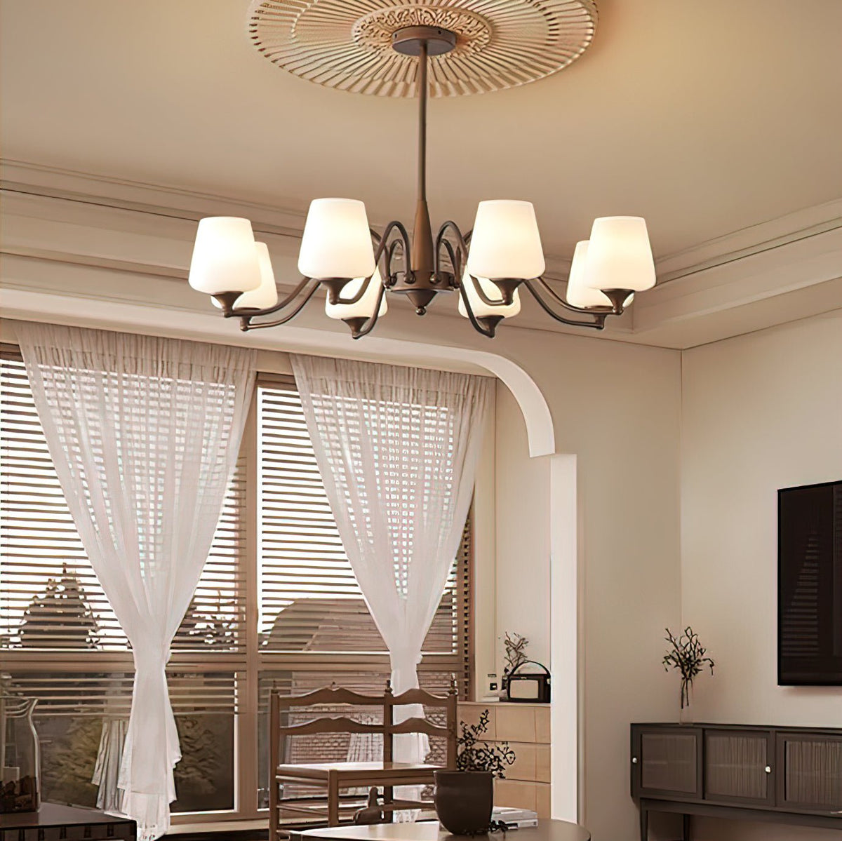 Levetta Lustre Frosted Glass Shades