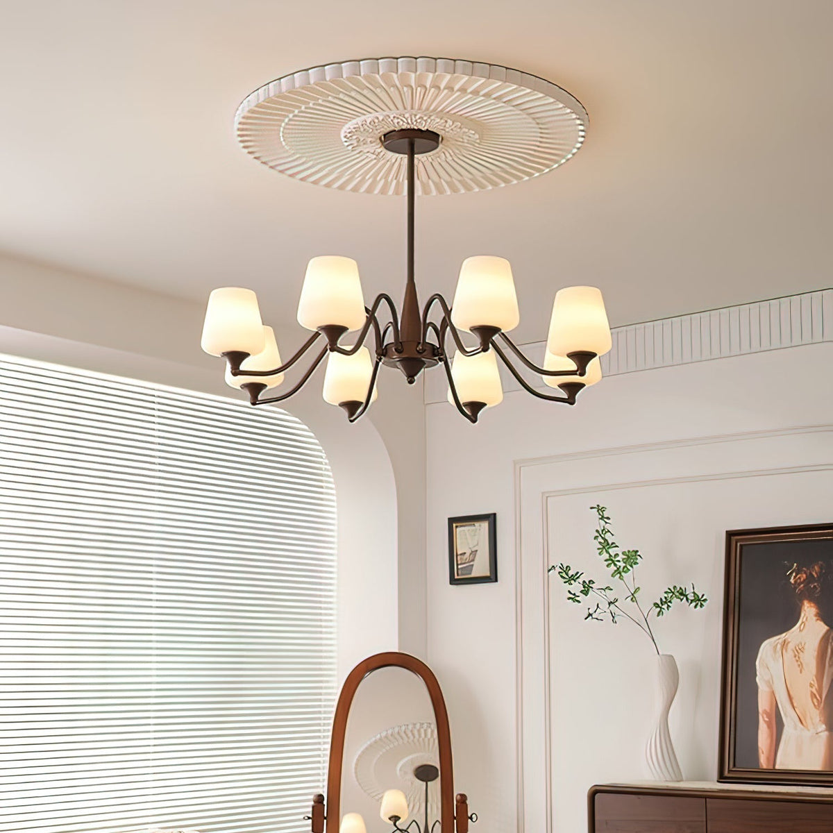 Levetta Lustre Frosted Glass Shades
