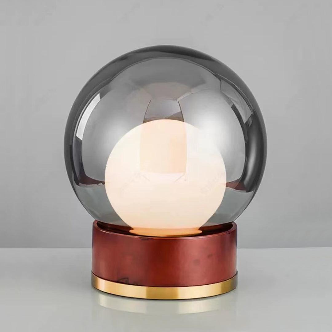 Brinox Lampe de Table en Bois Artistique