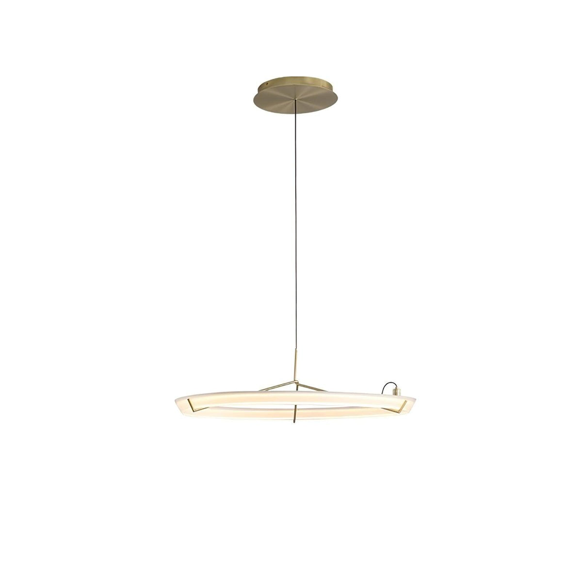 Gavista Lustre Moderne Acier Inoxydable Anneau