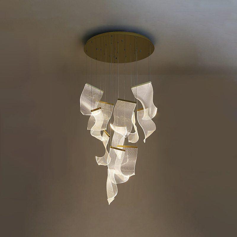 Lucora Lustre Acrylic LED Abstract Floating