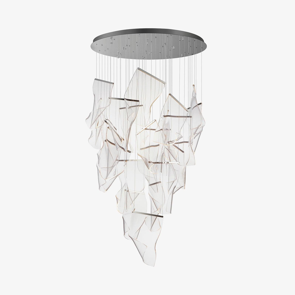 Lucora Lustre Acrylic LED Abstract Floating