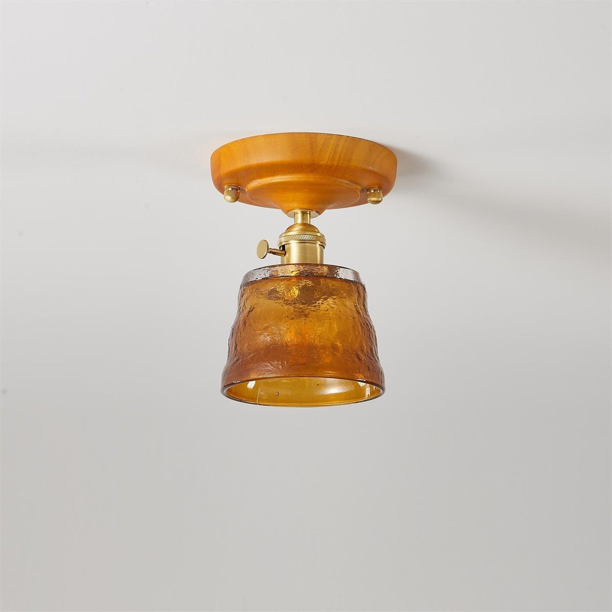 Elano Glass Ceiling Light-Neutral Decor