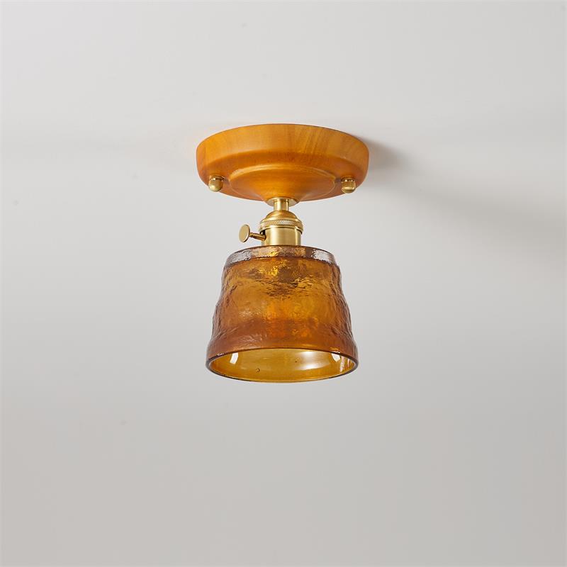 Elano Glass Ceiling Light-Neutral Decor