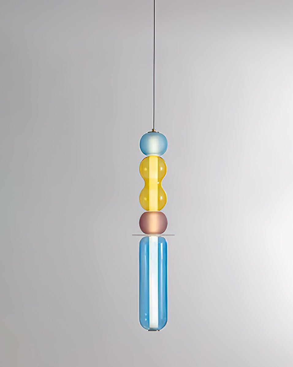 Emilenae Suspension en Verre Coloré Moderne