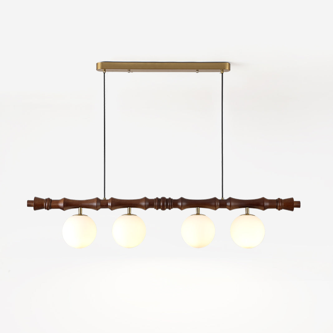 Bivio Wooden Pendant Light-Neutral Decor