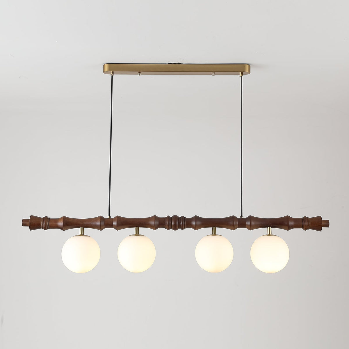 Bivio Wooden Pendant Light-Neutral Decor