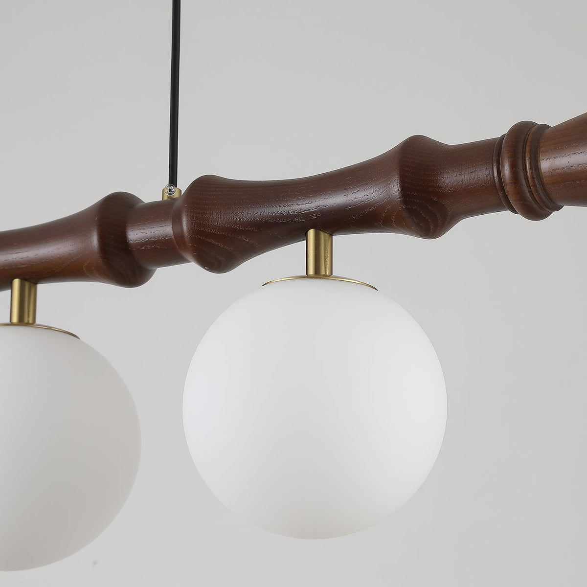Bivio Wooden Pendant Light-Neutral Decor
