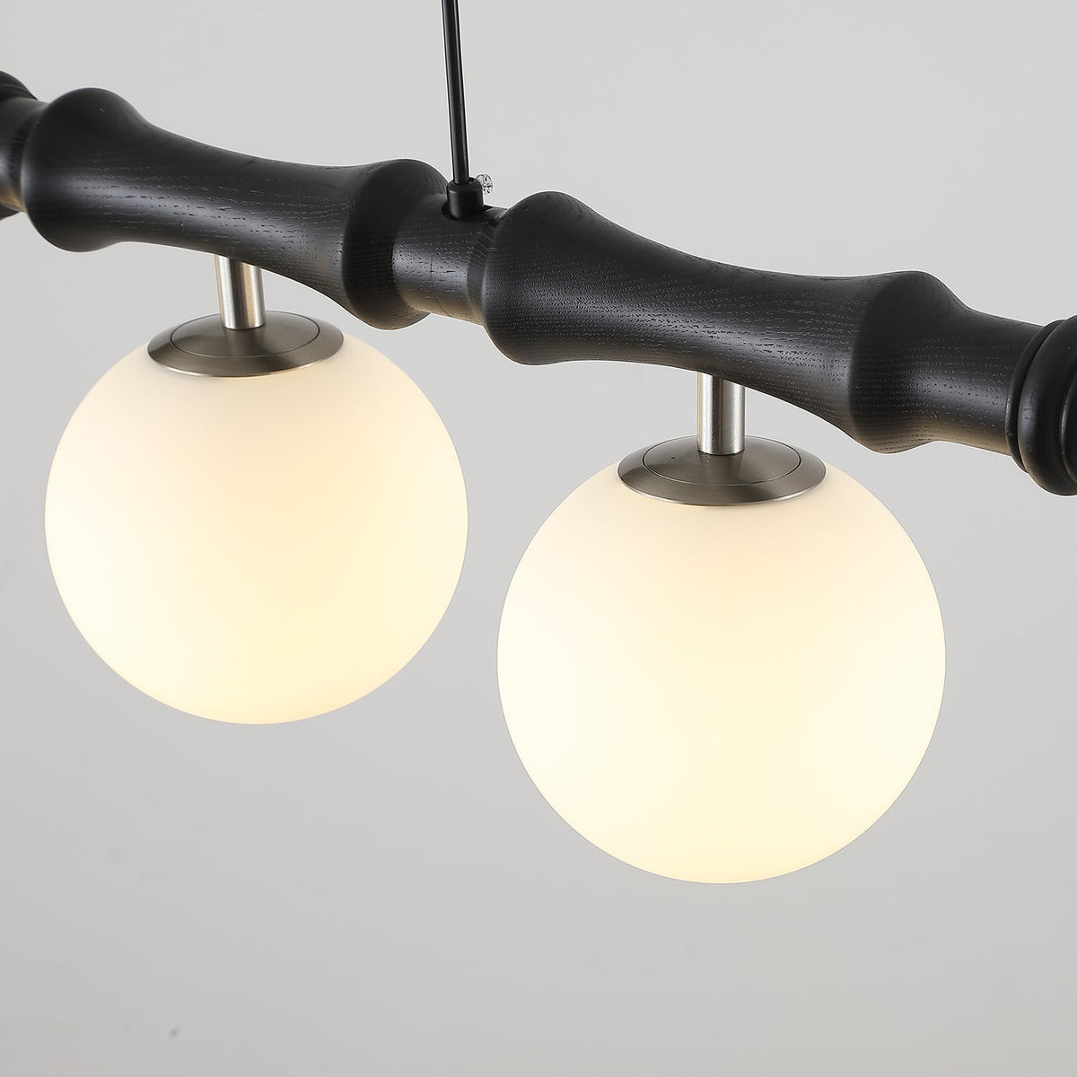 Bivio Wooden Pendant Light-Neutral Decor