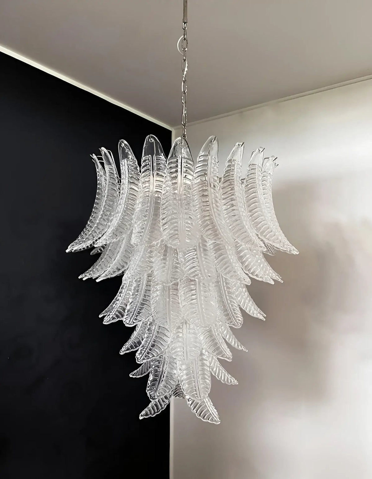 Mavilia Lustre Transparent Verre Feuille Cascadant Élégant