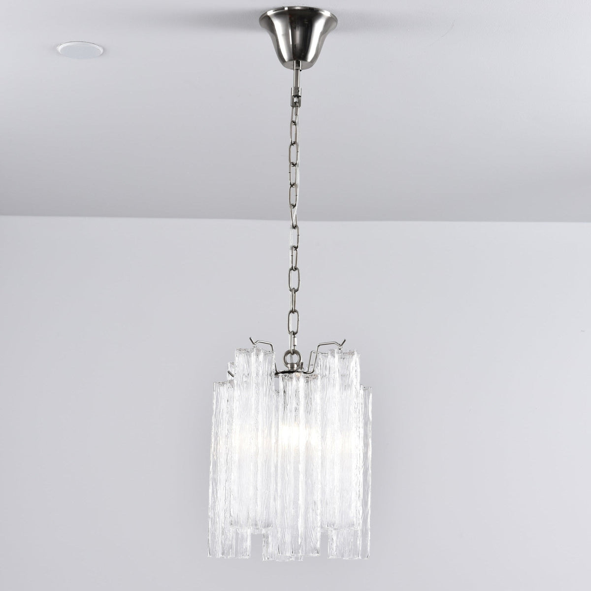 Peresa Lustre Rose Dégradé Murano Verre