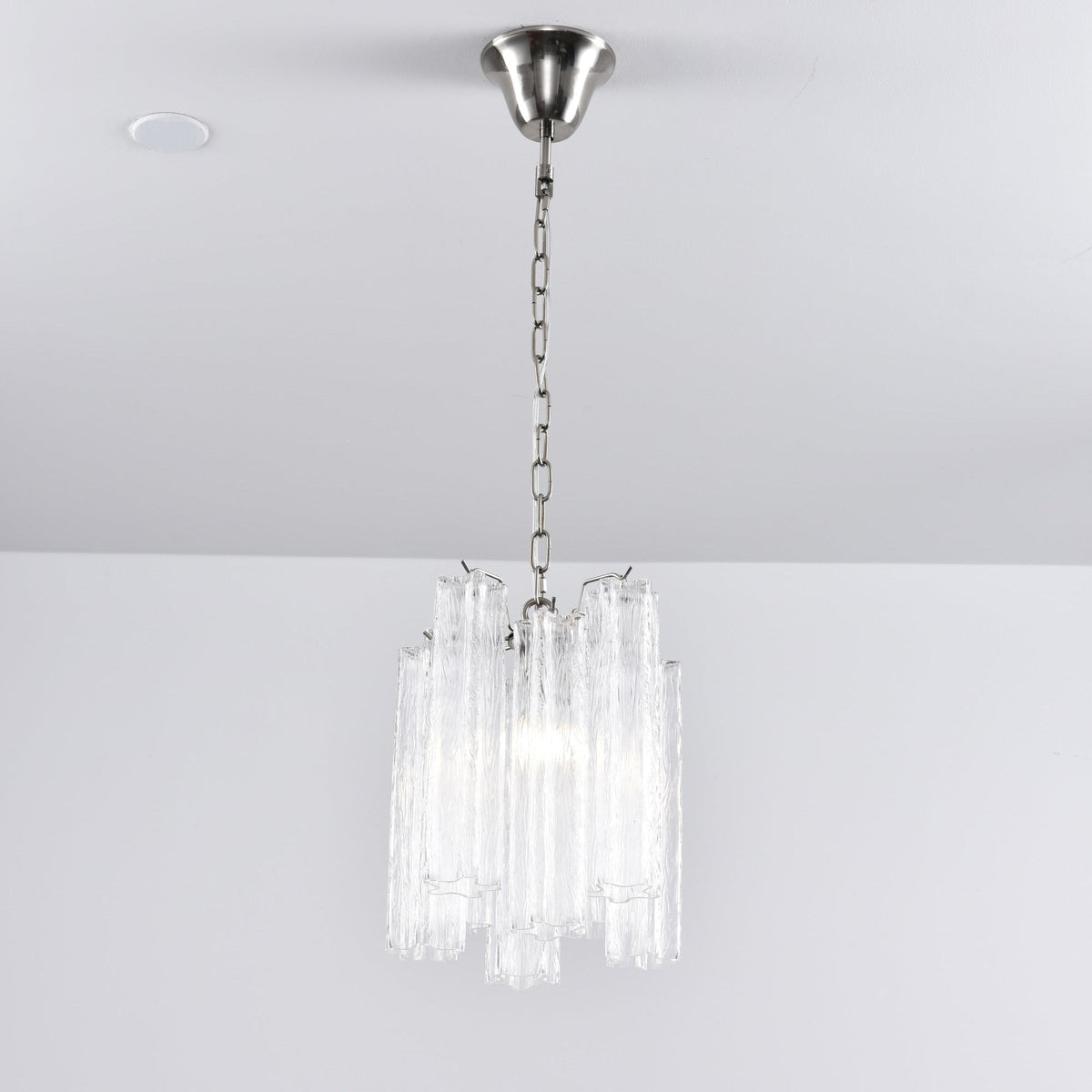 Peresa Lustre Rose Dégradé Murano Verre