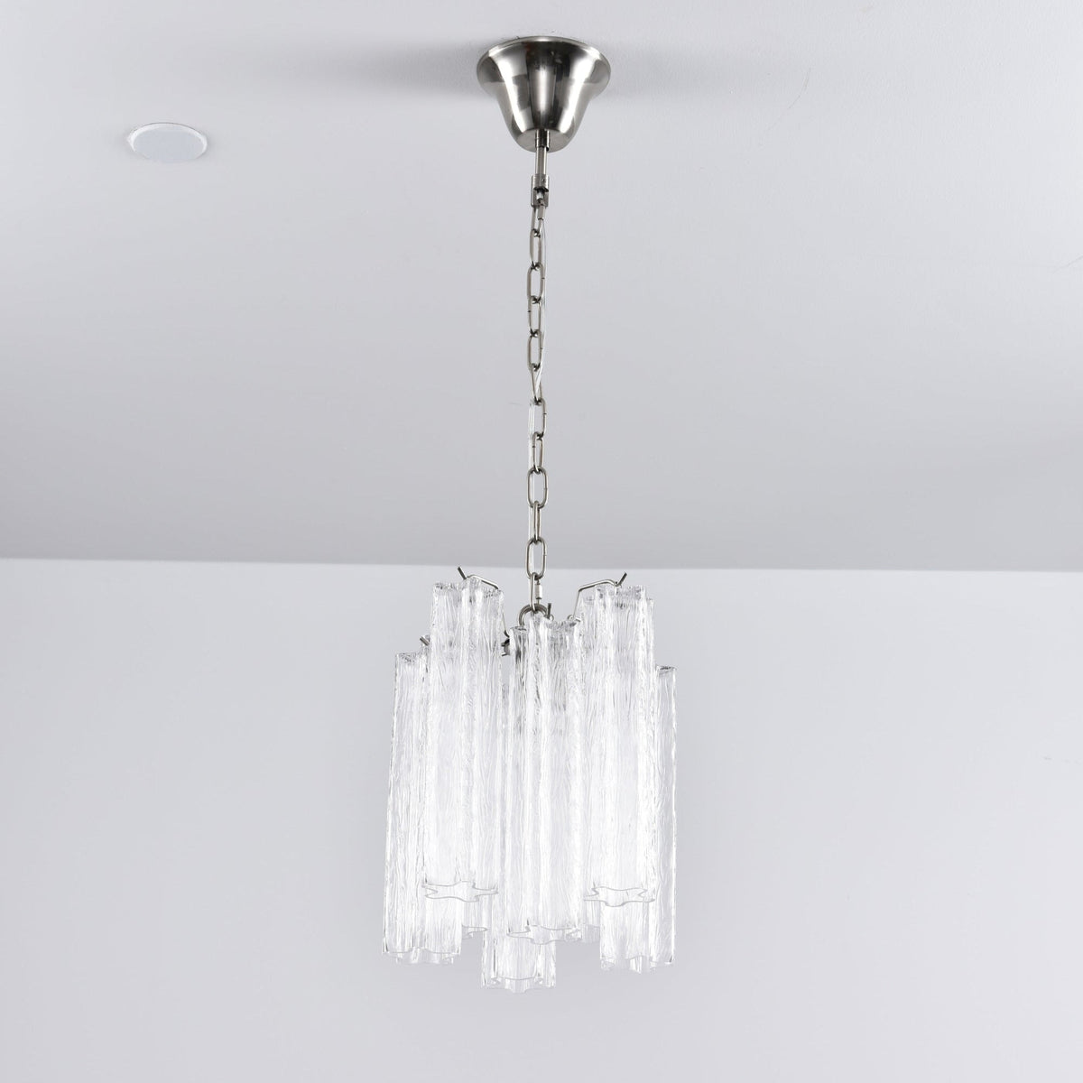 Peresa Lustre Rose Dégradé Murano Verre