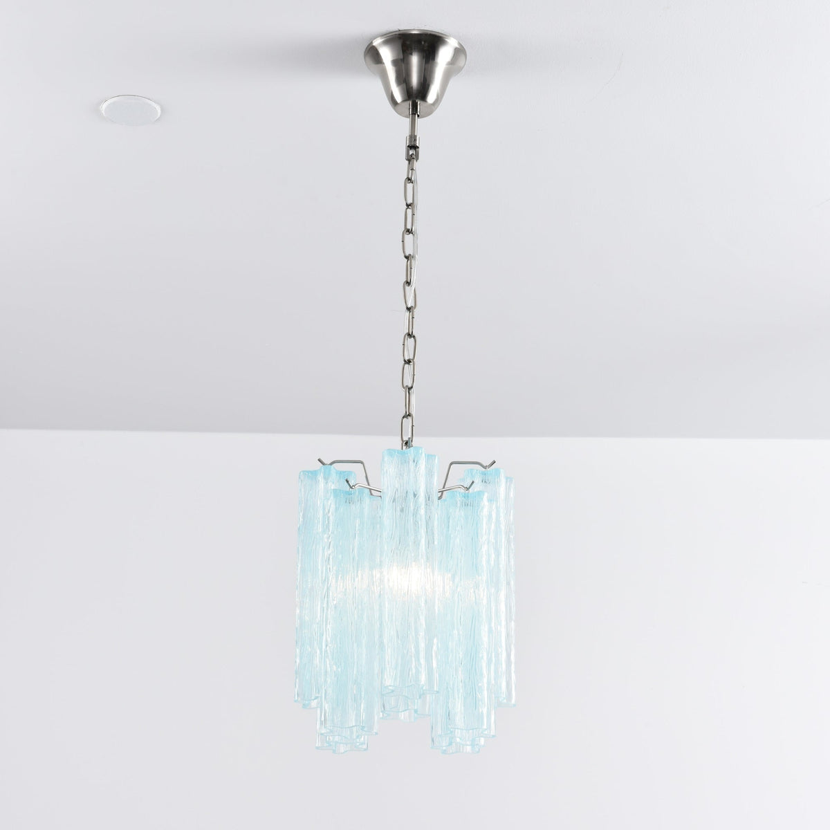 Peresa Lustre Rose Dégradé Murano Verre