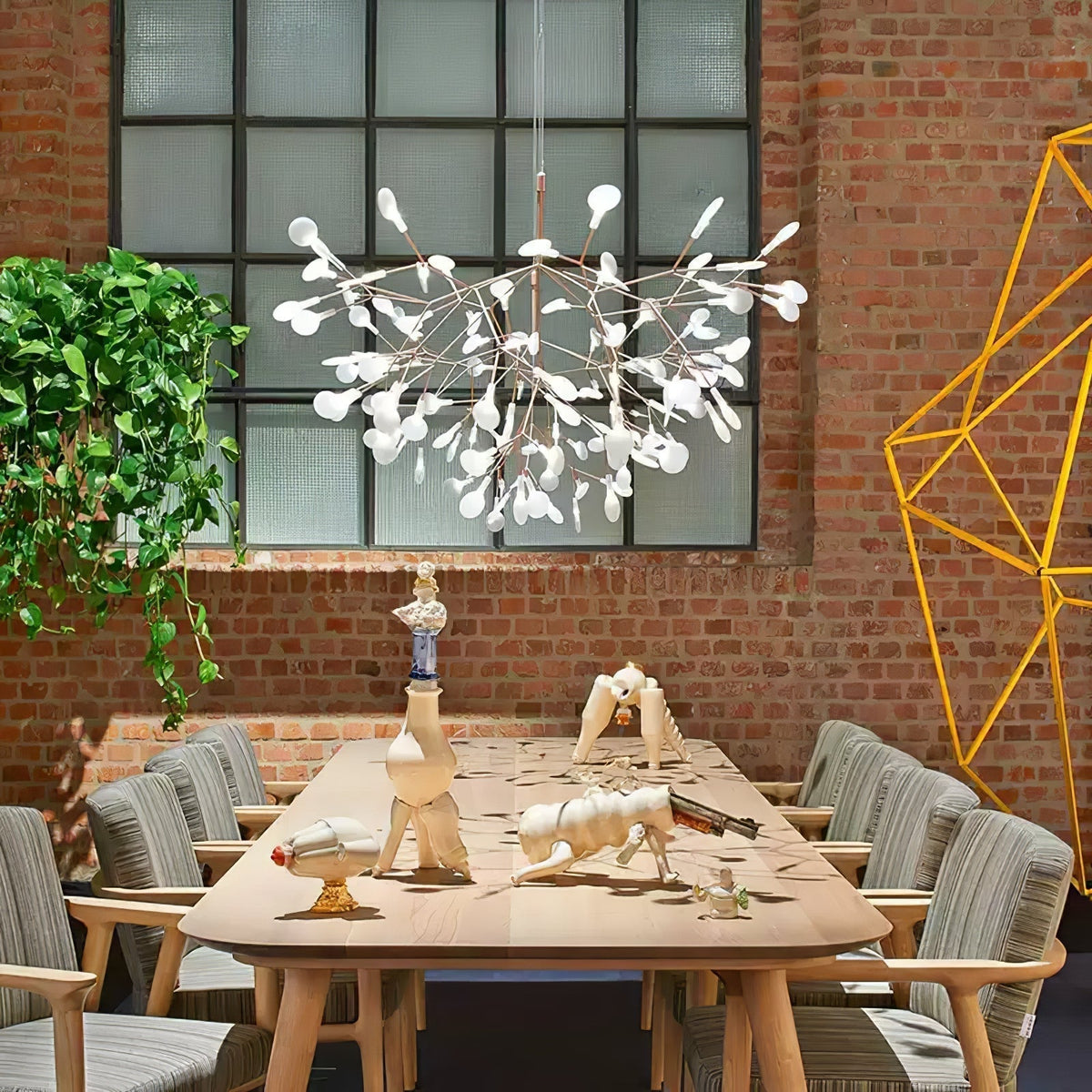 Celaria Lustre Rose Gold Firefly LED Branch