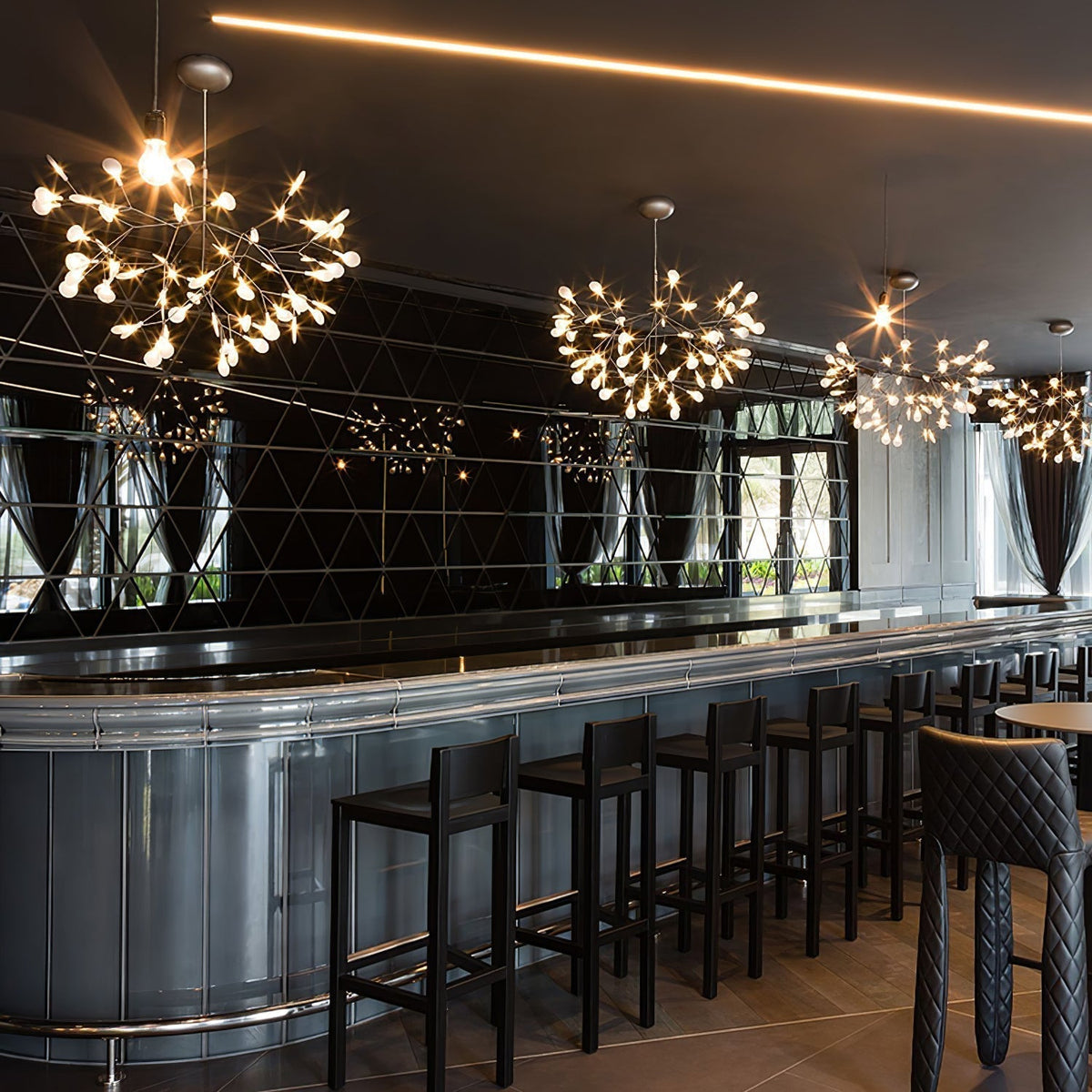 Celaria Lustre Rose Gold Firefly LED Branch