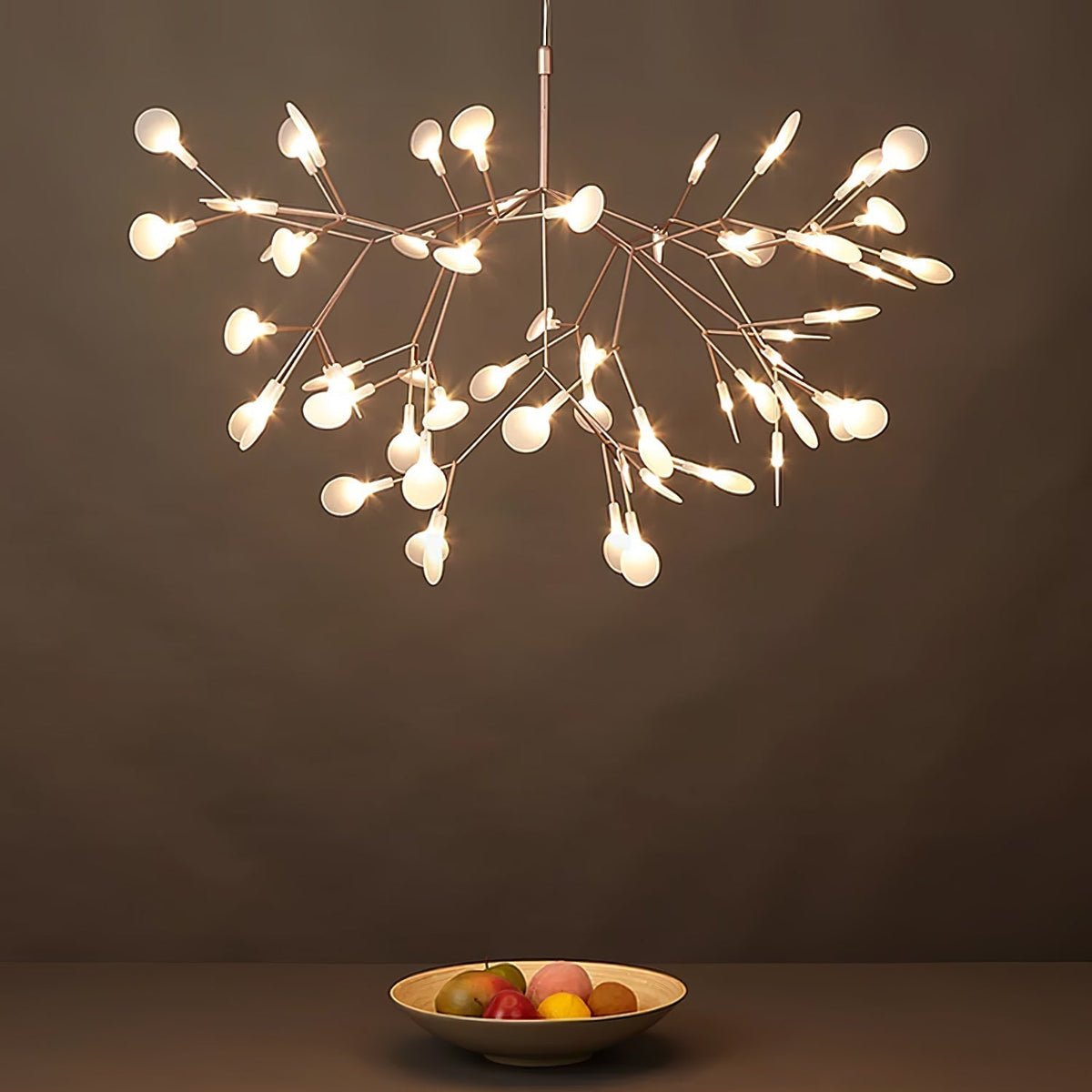 Celaria Lustre Rose Gold Firefly LED Branch