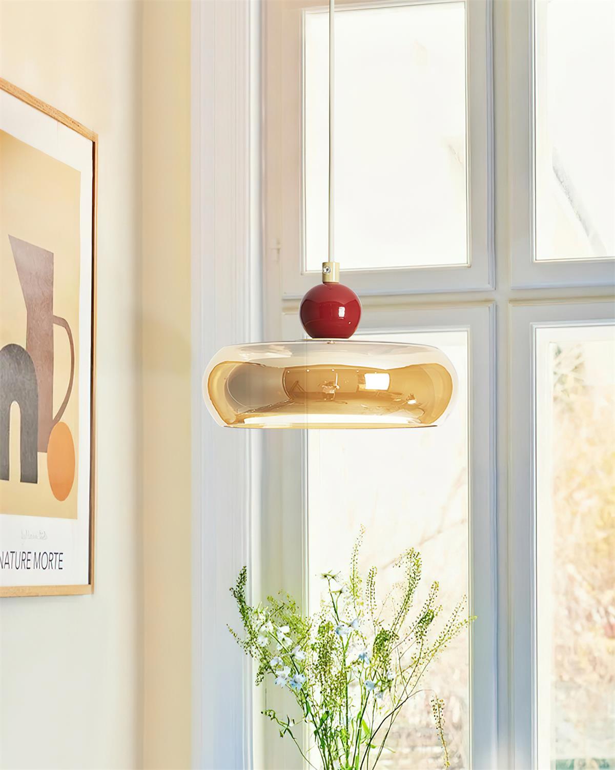 Jojo Pendant Lamp Amber*Red-Neutral Decor