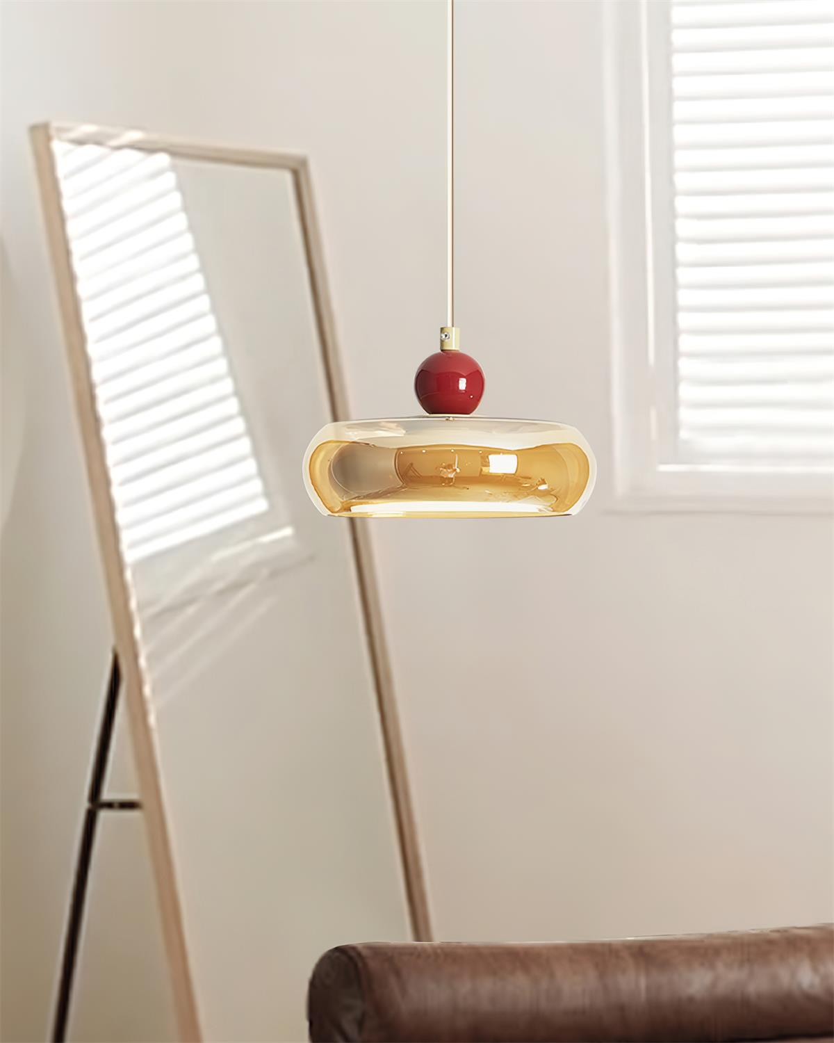 Jojo Pendant Lamp Amber*Red-Neutral Decor