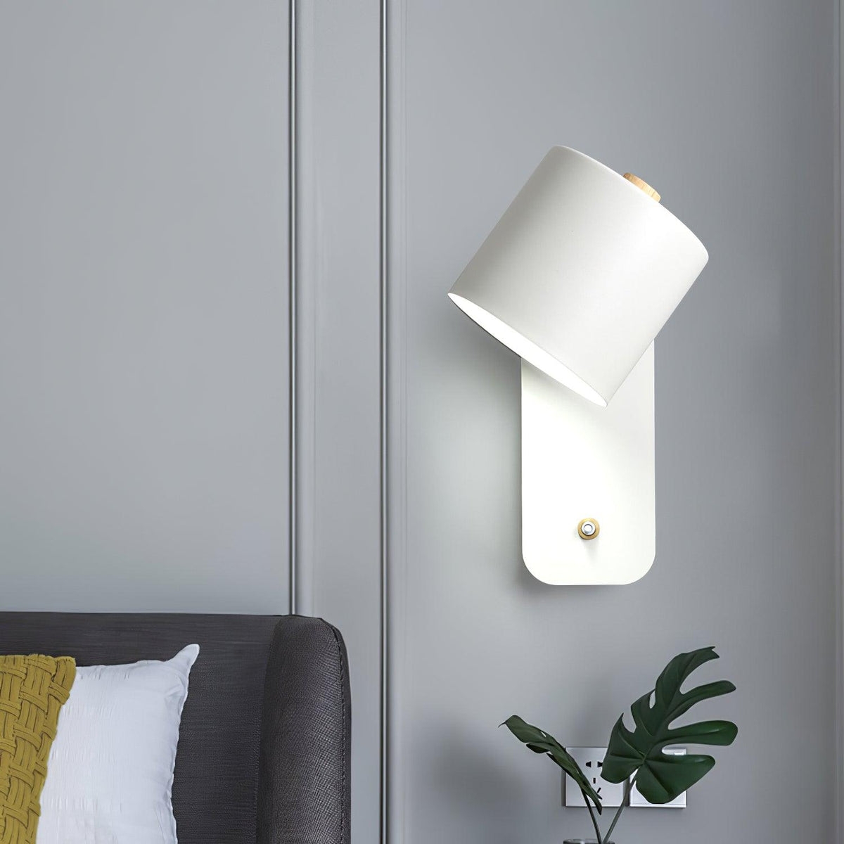 Quella Applique Murale Cylindrique Rotative