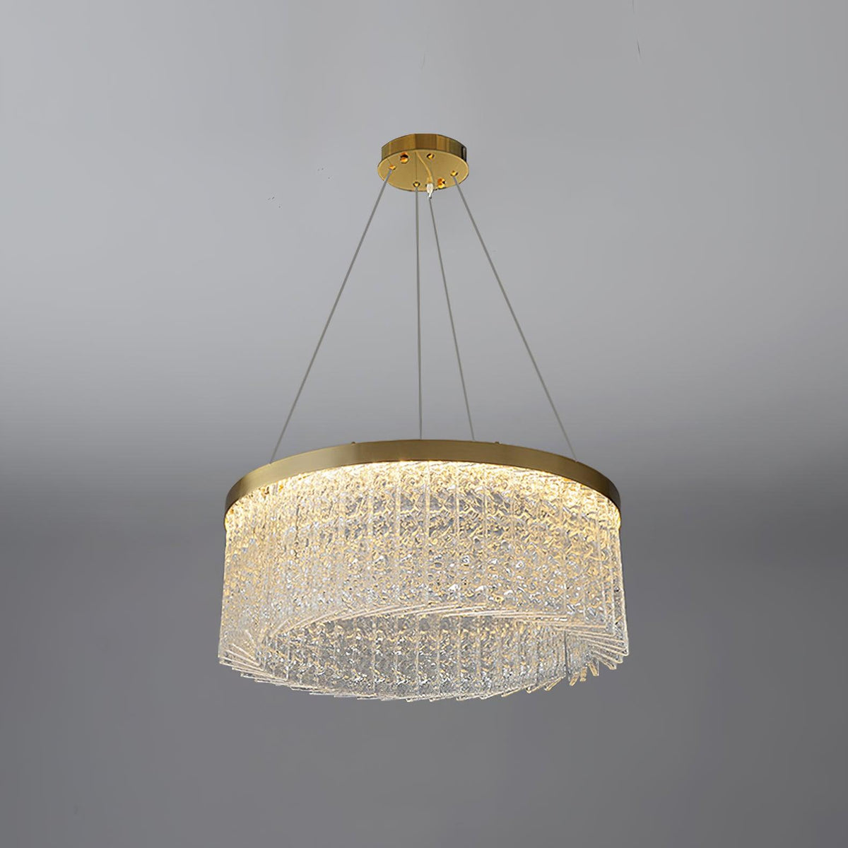Pavielle Lustre Halo Rond en Cristal