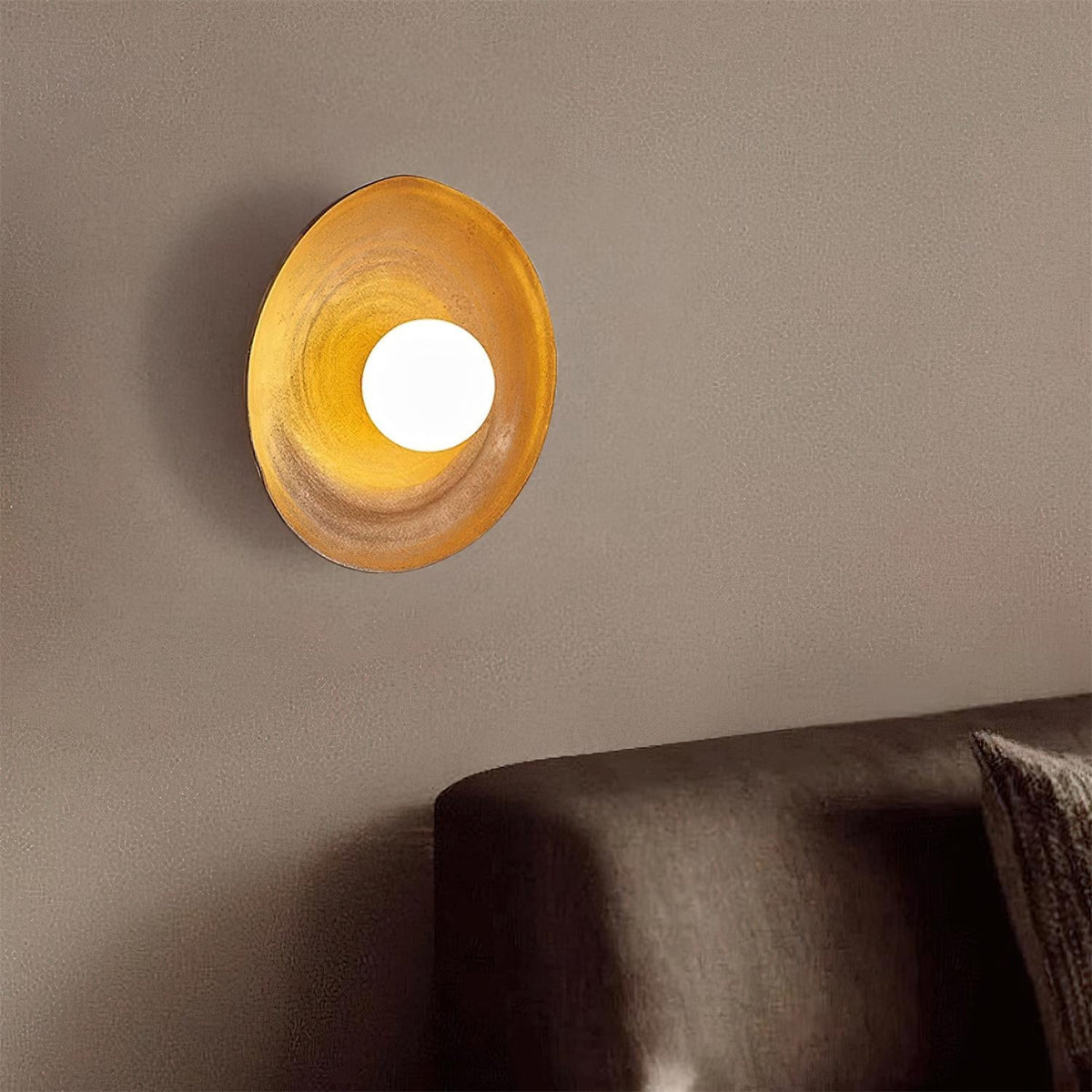 Wall Lamp Fiberglass Globe Nordic-Neutral Decor