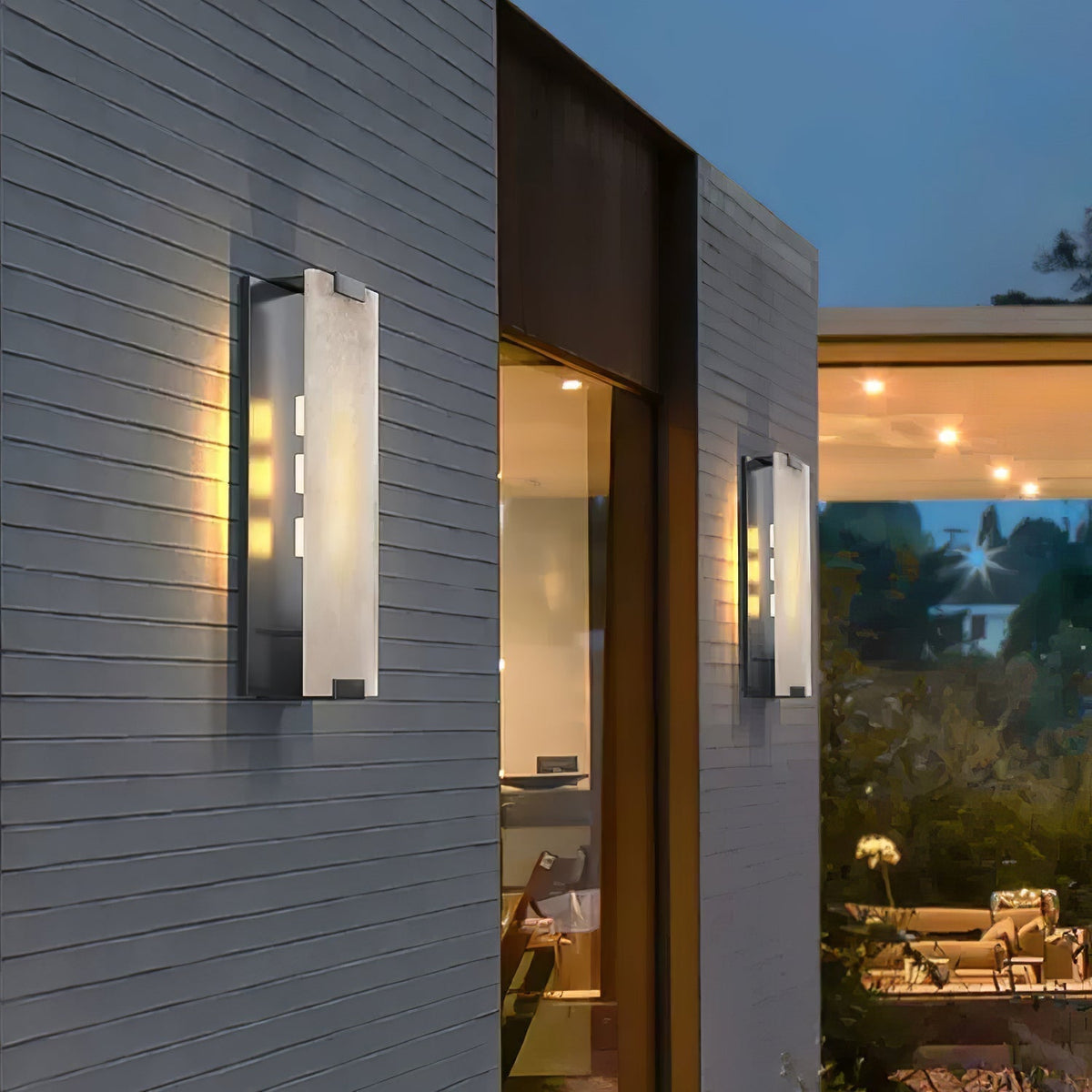 Velen Wall Lamp Alabaster Panel Glow-Neutral Decor