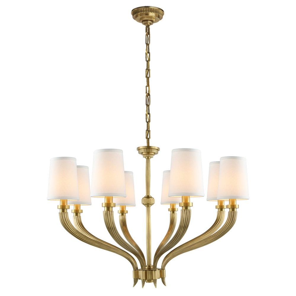 Olnoran Lustre Industriel Vintage Canne de Rivière Tissu