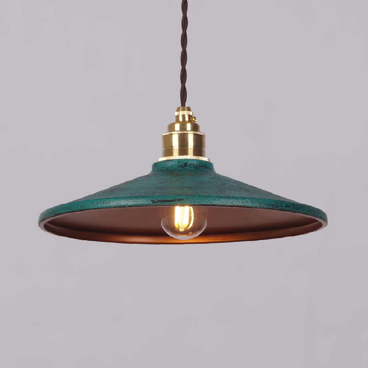 Vevyniel Suspension Métallique à Abat-jour en Forme de Soucoupe Rustique