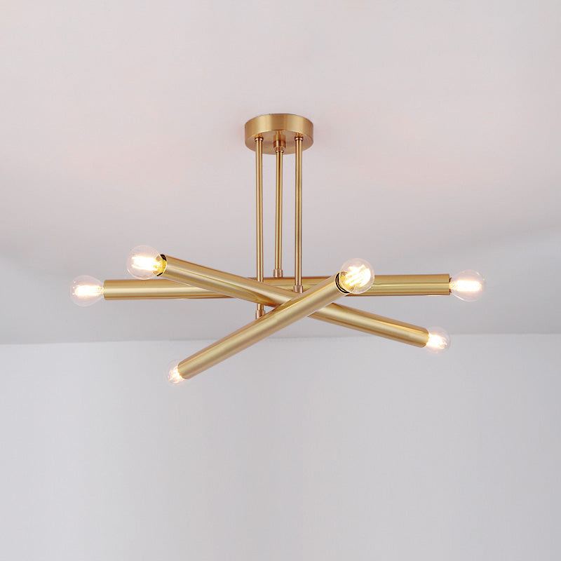 Erliren Lustre Métallique Moderne Minimaliste