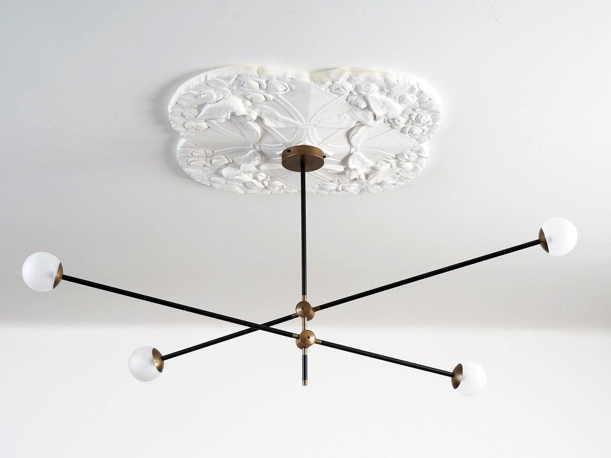 Ravelia SI Laiton Verre Globe